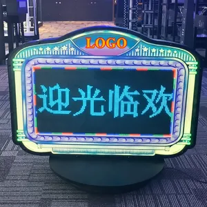 Panneau d'affichage LED numérique programmable moderne et écologique avec lettres VIP et texte défilant pour les soirées en boîte de nuit et les fêtes - Product Image 2