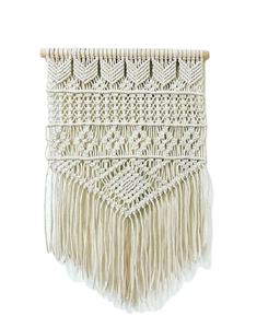 Fait à la main bohème macramé tenture murale 100% coton écologique taille personnalisée Casa décor décor à la maison pour chambre salon - Product Image 1