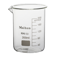 Vente en gros Marque YUNCE Taille personnalisée 100ml Laboratoire de chimie Plastique pp Bécher de mesure OEM Personnalisé