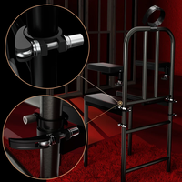 BDSM sexe meubles avec poignets Femdom chaise forcé jambe séparateur bas du corps ouvert jambe support Couple jouets sexuels Bondage accessoires Sex Shop