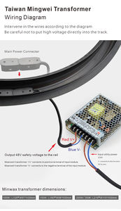 PNY Haute Qualité DC48V Arc Circulaire Piste Magnétique Encastré Plafond Rail Projecteur Moderne LED Luminaires pour Restaurant - Product Image 5