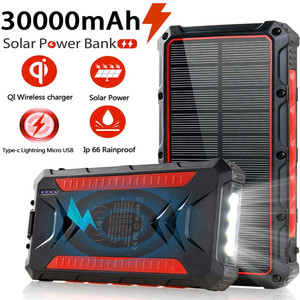 แบตสำรอง Lovehu ความจุ 36000mAh ชาร์จเร็ว PD18W พลังงานแสงอาทิตย์ แบบพกพา สำหรับโทรศัพท์และแท็บเล็ต - Product Image 5