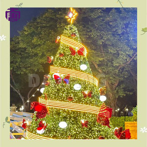 Giant <b>Lighted</b> Cone Christmas <b>Tree</b> Spiral <b>LED</b> <b>Tree</b> Outdoor Waterproof Holiday Decoration - Product Image 4