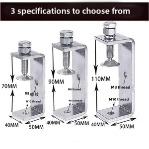 Thép không gỉ hình chữ <span class=keywords><strong>C</strong></span> hổ kẹp cho chế biến gỗ rộng hàm Bộ xử lý với hệ thống đo lường số liệu - Product Image 4