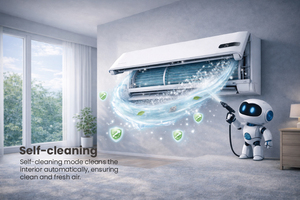 Mini Split Bestcold <span class=keywords><strong>de</strong></span> 36000 BTU, <span class=keywords><strong>Aire</strong></span> <span class=keywords><strong>Acondicionado</strong></span> con Bomba <span class=keywords><strong>de</strong></span> Calor Inverter R32, Sistema Inteligente - Product Image 5