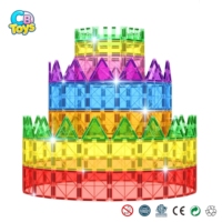 Juego Educativo de 100 Piezas de Bloques de Construcción Magnéticos Ecológicos de 32 mm para Niños - Juguete de Construcción 3D