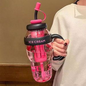 New Large Capacity Sports Water Bottle Summer Drinking Water Cup Outdoor Travel Portable Gym Fitness Water Cup - Product Image 2