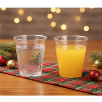 Verres à shot jetables transparents et rigides écologiques pour Halloween, Thanksgiving, Noël, anniversaire, fête, 1 oz, 1,5 oz, 2 oz, 2,5 oz, 3 oz