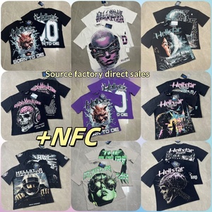 เฮลสตาร์ ครอส-บอร์เดอร์ แบรนด์แฟชั่นอเมริกัน เสื้อยืดลำลองแขนสั้น ผ้าฝ้าย/ใยไผ่ ลายเสือดาว ฮิปฮอป น้ำหนัก 300 กรัม - Product Image 3
