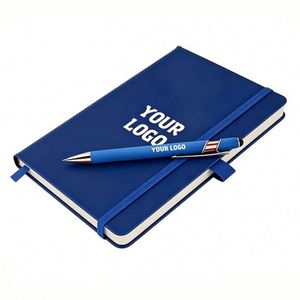 Wholesale Notebook Promotional <b>A5</b> A6 Business Journals Notebook PU Leather Hardcover Notebooks Custom Embossed logo - Product Image 1