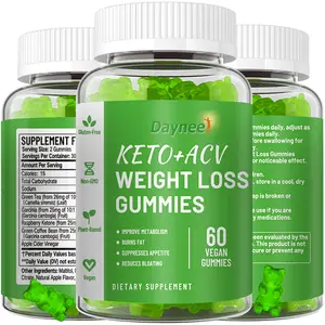 Keto Weight Loss Soft Candy Garcinia Cambogia Fat Burning Gummy Slimming Apple Gummies Weight Loss Product bear gummies