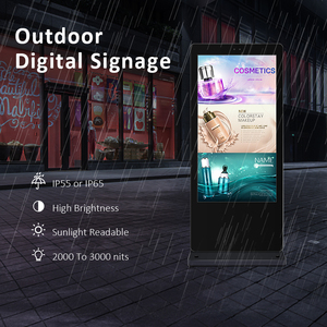 Kiosco de Señalización Digital para Exteriores, Pantalla Táctil Independiente, Publicidad SK-55O - Product Image 5