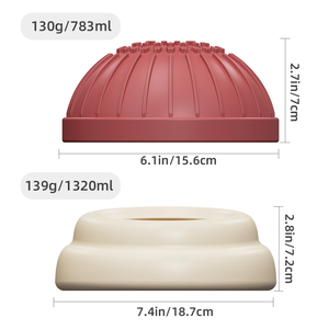 2025 nuovo arrivo 2 in 1 Silicone pieghevole portatile 1 ciotola per cani da compagnia per acqua e cibo - Product Image 6