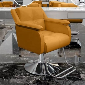 Chaises multicolores pour salon de coiffure, chaises de coloration et de coupe avec accoudoirs, chaises de coiffure pivotantes et réglables - Product Image 2