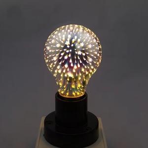Hot Sale Colorful Fancy LED 3d Firework <b>Bulb</b> <b>Light</b> for Hotel Home Room Decoration LED Decorative Fireworks <b>Light</b> <b>Bulbs</b> - Product Image 1