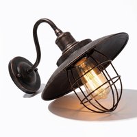 Lampe murale en fer forgé de style industriel rétro, anti-rouille, plusieurs styles disponibles, utilisation intérieure et extérieure