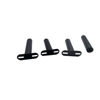 Pieds de canapé modernes en fer OEM, pieds de meuble métalliques durables et réglables pour base de meuble de chambre