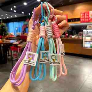 Porte-clés lumineux personnalisé avec logo, en corde tressée en nylon, mousqueton d'escalade, promotionnel, tissé - Product Image 4