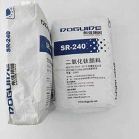 Doguide SR-240 TiO2 Dioxyde de titane rutile, pigment anti-décoloration à bonne brillance pour pâte de couleur pour composé de caoutchouc PVC souple