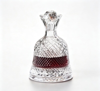 Carafe à vin rotative de luxe, carafe à vin en verre haut de gamme à aération rapide, verseur de vin incassable pour la maison, pour vin rouge