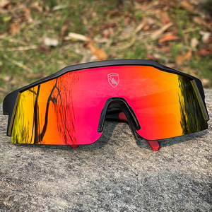 Cycling Sport Glasses Full Rim Mirror Polarized UV400 Windproof Outdoor Multi Functional Riding <b>Sunglasses</b> - Product Image 1