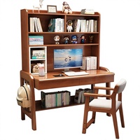 Bureau en bois massif pour bureau à domicile, chambre à coucher, salle d'étude - Design minimaliste moderne, origine Chine, modèle 818