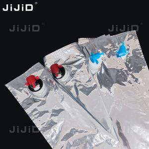 Jijid ถุงน้ำ20L 10L 5L 3L ถุงบรรจุภัณฑ์ถุงปลอดเชื้อถุงใส่กาแฟไวน์แดงน้ำน้ำผลไม้อลูมิเนียมบรรจุในกล่อง - Product Image 2