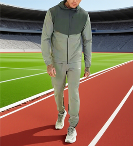 Conjunto de chándal cortavientos personalizado de alta calidad para hombre HEALY, chaqueta deportiva de nailon, trajes ligeros y cómodos para correr para invierno - Product Image 4