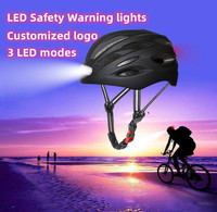 CPSC certifié CE casque de vélo à lumière LED Rechargeable casque de vélo de route moulé intégralement pour hommes enfants Skate vtt équitation