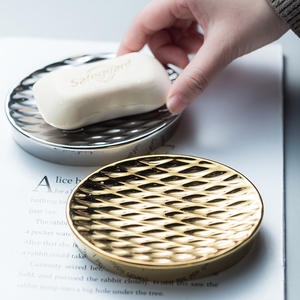 <span class=keywords><strong>Portasapone</strong></span> da bagno in ceramica <span class=keywords><strong>portasapone</strong></span> da doccia per lavabo da appoggio <span class=keywords><strong>portasapone</strong></span> oro - Product Image 6