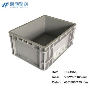 Conteneur en plastique retournable (<span class=keywords><strong>RPC</strong></span>) durable aux dimensions européennes, <span class=keywords><strong>fabriqué</strong></span> à partir de HDPE recyclé, respectueux de l'environnement - Product Image 3