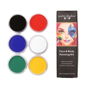 Ensemble de <span class=keywords><strong>peinture</strong></span> corporelle fille nue chaude couleurs UV fluorescentes mélangées <span class=keywords><strong>peinture</strong></span> à la <span class=keywords><strong>gouache</strong></span> à base d'eau pour papier d'art du <span class=keywords><strong>visage</strong></span> et du corps moyen - Product Image 6