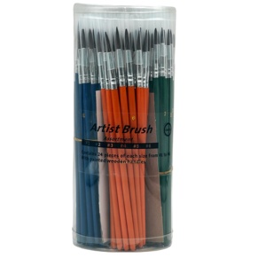 Applicateurs de pinceaux jetables, pinceaux de retouche de <span class=keywords><strong>peintre</strong></span> 144 pinceaux de peinture - Product Image 1
