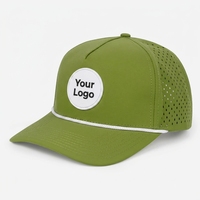Oem 5 Panel a Frame Hats Luxury Mens Golf Hat Performance Wide Brim Suede Baseball Cap Custom 3D Embroidery logo with Hats