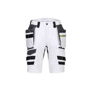 PORTWEST - DX444WHR32 DX4 Detachable Holster Pocket shorts <b>white</b> - EAN 5036108410088 <b>WORK</b> <b>TROUSERS</b> <b>WORK</b> SHORTS - Product Image 1