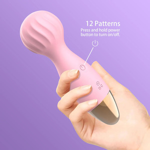 G-spot dewasa wanita, dapat diisi ulang USB Shock kuat Av Stick silikon masturbasi klitoris Vibrator - Product Image 3