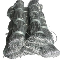 Fil élastique d'or de cordon de ruban de haute qualité de polyester et coton et nylon