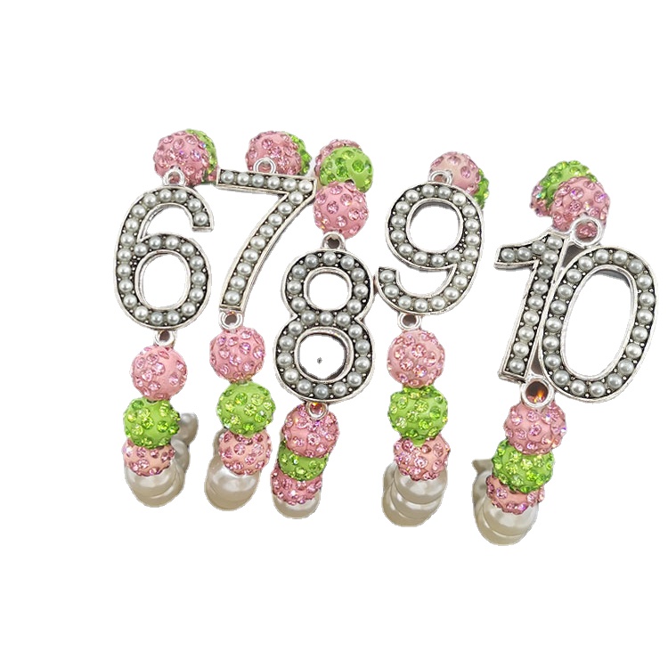 pink and green bracelet