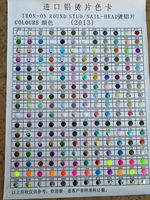 Sachets de paillettes thermocollantes en aluminium à dos plat, 4 mm, or mat, sans plomb, sans nickel, écologiques, de haute qualité, pour nail art, vente en gros
