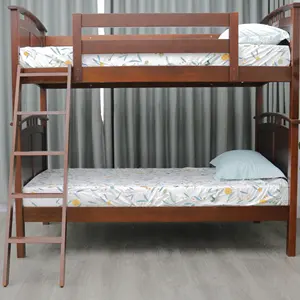 เตียงสองชั้นไม้คุณภาพดีที่สุด-ราคาที่ดีที่สุด Melitta Twin-เต็มไปด้วยสีกาแฟเฟอร์นิเจอร์ห้องนอนคุณภาพสูงจากเวียดนาม
