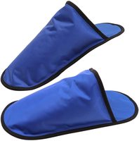 Chaussons de thérapie par le froid et le chaud pour soulager la douleur des pieds gonflés due à la chimiothérapie, avec tissu imperméable.