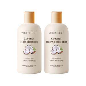 OEM Natural Herbal Deep Repair Shampooing et après-shampooing pour <span class=keywords><strong>cheveux</strong></span> <span class=keywords><strong>bouclés</strong></span> clairsemés Lissant les ingrédients de l'huile de noix de coco - Product Image 6