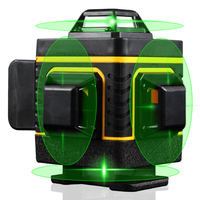 Niveaux laser rotatifs 4D à 16 lignes à auto-nivellement à 360 degrés pour sol extérieur bon marché 2025