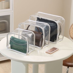 <b>Clear</b> Plastic <b>Toiletry</b>/Cosmetic <b>Bag</b> Zipper Hot Stamping Environment Friendly Recyclable Storage for Supermarket Exhibition Use - Product Image 2