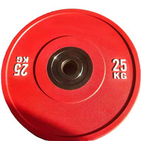 Les plaques pare-chocs sont fabriquées pour des barres de 2 pouces, disponibles de 10 LB à 55 LB noir ou multicolore Premium Commercial Gym