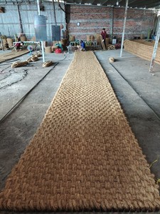 Rollo de fibra de coco marrón dorado marrón 65kg, 10m de largo, fibra de coco, cubierta de pasarela ecológica - Product Image 4