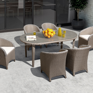 Mây ngoài trời ghế và bảng pháp Bistro <span class=keywords><strong>wicker</strong></span> mía đồ nội thất ghế - Product Image 2