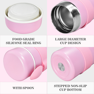 <span class=keywords><strong>Thermos</strong></span> à soupe <span class=keywords><strong>pour</strong></span> aliments chauds, <span class=keywords><strong>thermos</strong></span> <span class=keywords><strong>alimentaire</strong></span> sous vide de 400 ml en acier inoxydable 304, récipient <span class=keywords><strong>alimentaire</strong></span> isotherme à large ouverture avec cuillère - Product Image 5