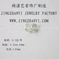 Jingzhanyi Jewelry Factory Design and manufacturing 925 sterling silver jewelry accessories Jewellery leather rope head silver