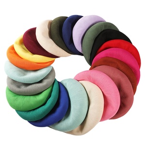 Shinehats ผ้าลินินประดับเบเร่ต์ผ้าลินินสไตล์โบอินาของผู้หญิง2024แต่งได้ผ้าเบเร่ต์ผ้าลูกไม้หรูหราออกแบบได้ - Product Image 6